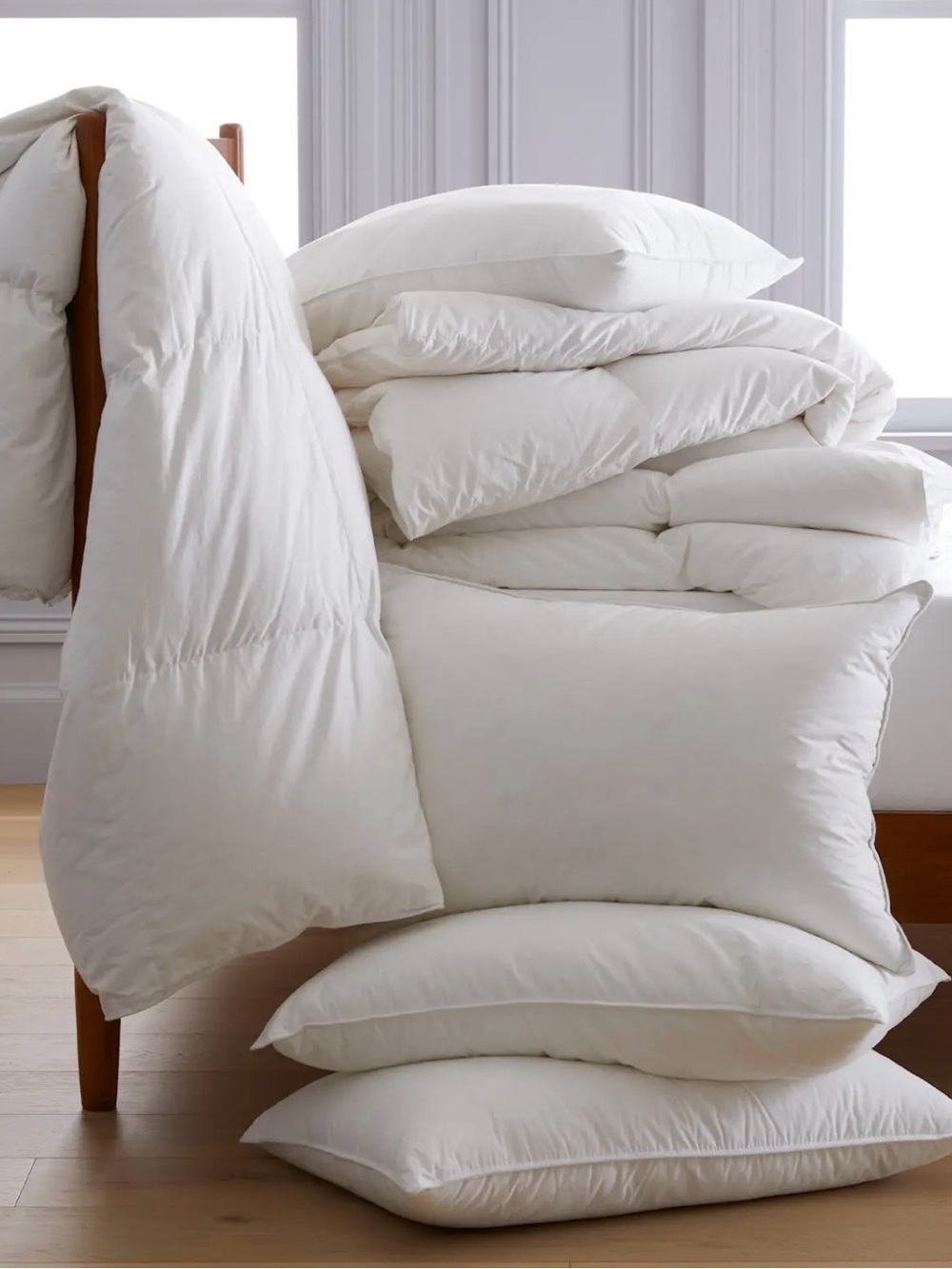 QUINCE LUXE GOOSE DOWN COMFORTER KING /CAL KING ALL SEASON MSRP $450